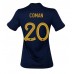 Frankrike Kingsley Coman #20 Hemma matchtröja Dam VM 2022 Kortärmad Billigt